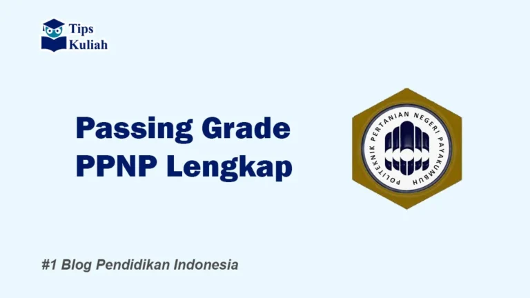 Lengkap Passing Grade PPNP
